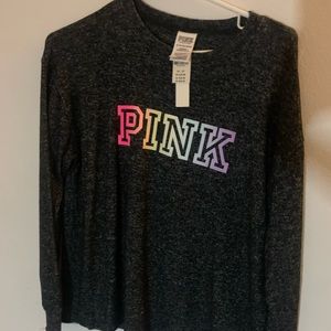 pink vs sweater